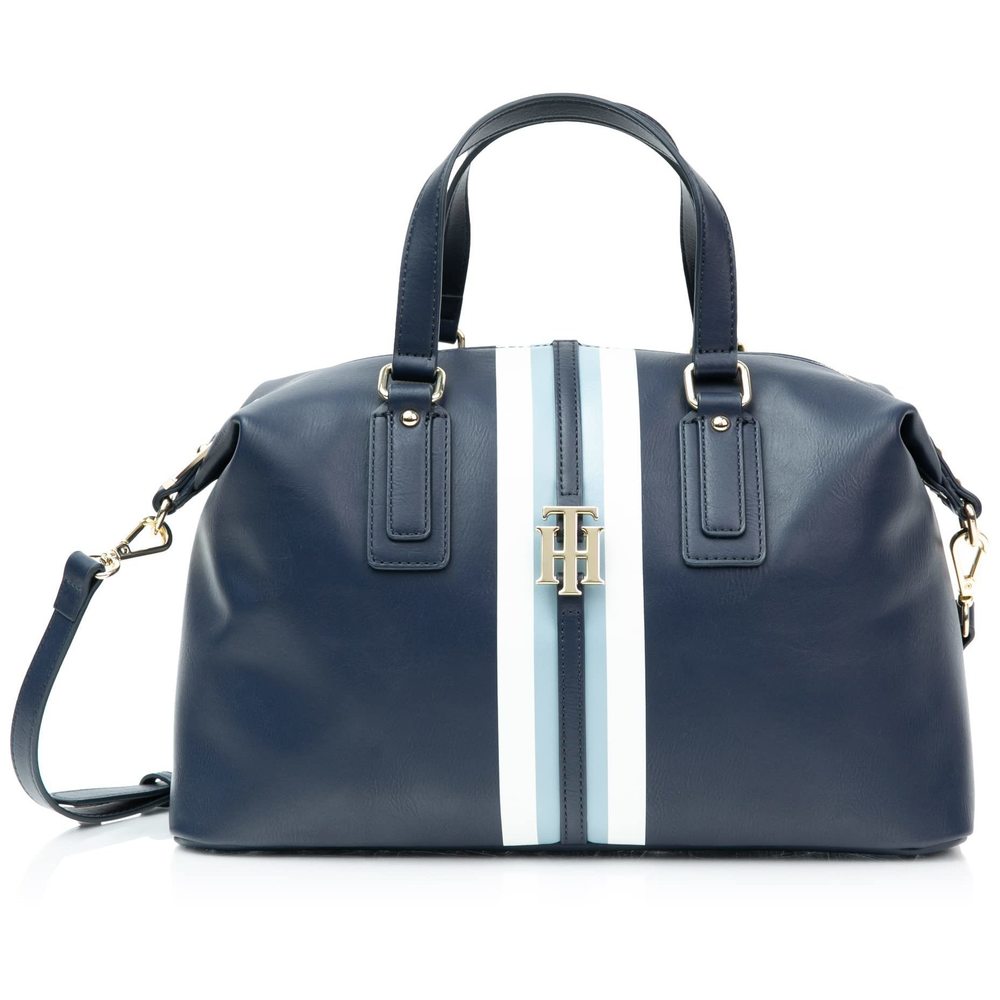 Jaden Satchel Crossbody Handbag, Navy :v